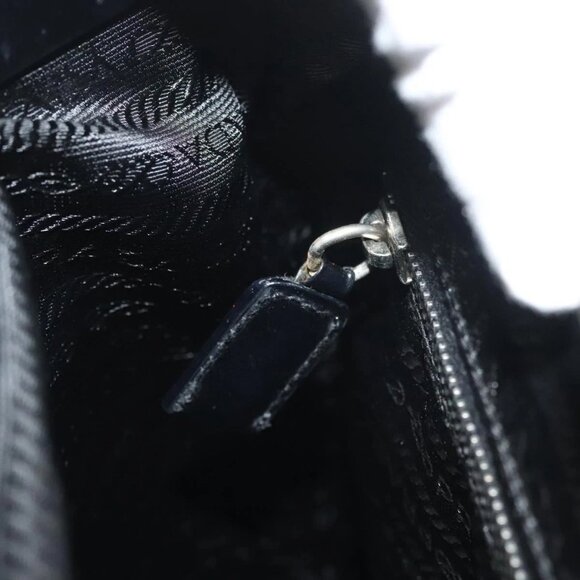 PRADA Shoulder Bag Nylon Black Silver Auth 130183 - Picture 13 of 16